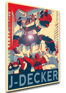Poster Propaganda - Brave Police J-Decker - Characters - LL2638 Poster Propaganda - Brave Police J-Decker - Characters - LL2638