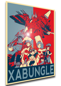 Poster Propaganda - Combat Mecha Xabungle - Characters - LL2242 Poster Propaganda - Combat Mecha Xabungle - Characters - LL2242