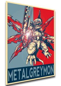 Poster Propaganda - Digimon - MetalGreymon Alterous Mode - LL2478