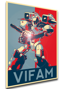 Poster Propaganda - Galactic Drifter Vifam - Mecha - LL2254 Poster Propaganda - Galactic Drifter Vifam - Mecha - LL2254