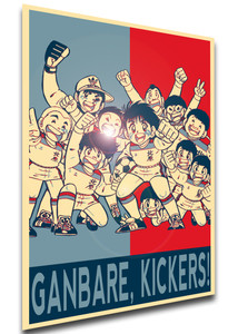 Poster Propaganda - Ganbare Kickers - Palla al centro per Rudy - Characters - LL2287