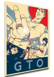 Poster Propaganda - GTO - Great Teacher Onizuka - Characters - LL3063 Poster Propaganda - GTO - Great Teacher Onizuka - Characters - LL3063