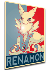 Poster - Propaganda - MA0315 - Digimon - Renamon variant