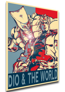 Poster Propaganda - Jojo - Dio & The World SA0741