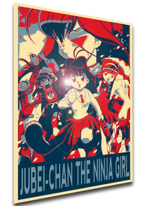 Poster Propaganda - Jubei-Chan The Ninja Girl - Characters - LL3067 Poster Propaganda - Jubei-Chan The Ninja Girl - Characters - LL3067