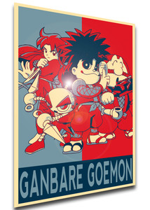 Poster Propaganda - Legend of the Mystical Ninja - Ganbare Goemon - Characters - LL2888 Poster Propaganda - Legend of the Mystical Ninja - Ganbare Goemon - Characters - LL2888