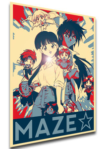 Poster Propaganda - Maze the Megaburst Space - Characters - LL2956 Poster Propaganda - Maze the Megaburst Space - Characters - LL2956