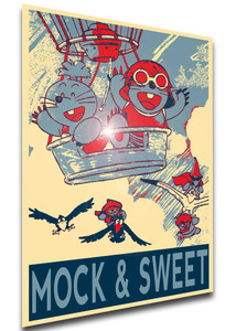 Poster Propaganda - Mock & Sweet - L'allegro mondo di Talpilandia - Characters - LL2292 Poster Propaganda - Mock & Sweet - L'allegro mondo di Talpilandia - Characters - LL2292