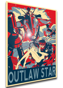 Poster Propaganda - Outlaw Star - Characters - LL3017