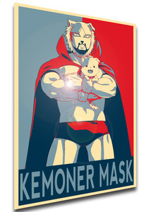 Poster Propaganda - Rise Up Animal Road - Kemono Michi - Animal Mask - LL2733 Poster Propaganda - Rise Up Animal Road - Kemono Michi - Animal Mask - LL2733