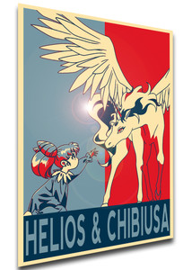 Poster Propaganda - Sailor Moon - Helios & Chibiusa Variant - LL2818 Poster Propaganda - Sailor Moon - Helios & Chibiusa Variant - LL2818