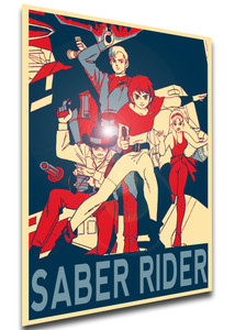 Poster Propaganda - Saber Rider and the Star Sheriffs - Characters - LL2364 Poster Propaganda - Saber Rider and the Star Sheriffs - Characters - LL2364