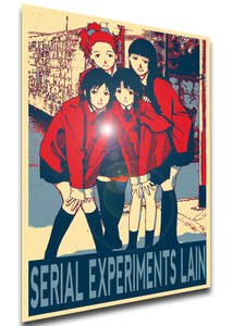 Poster Propaganda - Serial Experiments Lain - Characters - LL3022 Poster Propaganda - Serial Experiments Lain - Characters - LL3022