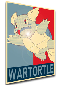 Poster - Propaganda - MA0338 - Pokemon - Wartortle
