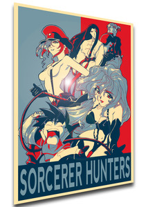 Poster Propaganda - Sorcerer Hunters - Bakuretsu - Characters - LL2726 Poster Propaganda - Sorcerer Hunters - Bakuretsu - Characters - LL2726