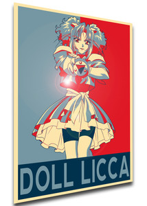 Poster Propaganda - Super Doll Licca-chan - Doll Licca - LL3035 Poster Propaganda - Super Doll Licca-chan - Doll Licca - LL3035