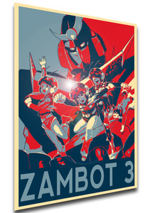Poster Propaganda - Super Machine Zambot 3 - Characters - LL2266 Poster Propaganda - Super Machine Zambot 3 - Characters - LL2266