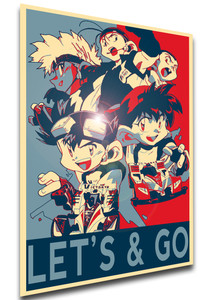 Poster Propaganda - The Racing Brothers Let's & Go - Characters - LL2889 Poster Propaganda - The Racing Brothers Let's & Go - Characters - LL2889