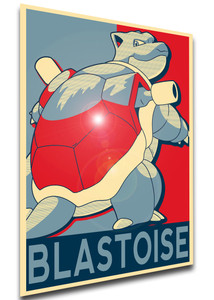 Poster - Propaganda - MA0349 - Pokemon - Blastoise