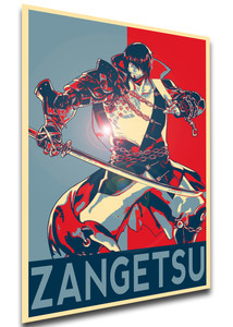Poster - Propaganda - Bloodstained - Zangetsu Variant - LL0790