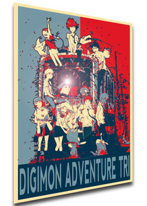 Poster - Propaganda - Digimon Adventure Tri - Characters - LL0820 Poster - Propaganda - Digimon Adventure Tri - Characters - LL0820