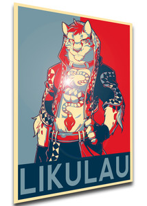 Poster - Propaganda - Nekojishi - Clouded Leopard Likulau - LL0804 Poster - Propaganda - Nekojishi - Clouded Leopard Likulau - LL0804