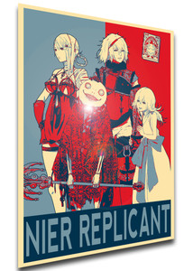 Poster Propaganda - Nier Replicant - Characters - LL0846
