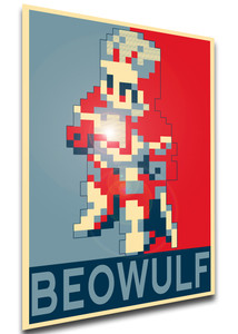 Poster Propaganda - Pixel Art - Final Fantasy Tactics - Beowulf - LL0864 Poster Propaganda - Pixel Art - Final Fantasy Tactics - Beowulf - LL0864