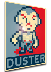 Poster Propaganda - Pixel Art - Mother 3 - Duster - LL0856