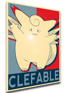 Poster - Propaganda - MA0375 - Pokemon - Clefable