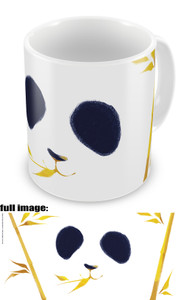 Coffee Mug - Page of Cups Illustrations - Panda Face
