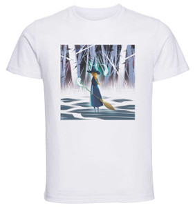 T-Shirt Unisex White Page of Cups Illustrations - Among the Woods T-Shirt Unisex White Page of Cups Illustrations - Among the Woods