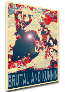 Poster Propaganda - Warhammer - BRUTAL AND KUNNIN