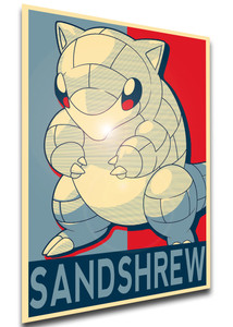 Poster - Propaganda - MA0378 - Pokemon - Sandshrew