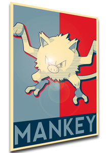 Poster - Propaganda - MA0384 - Pokemon - Mankey