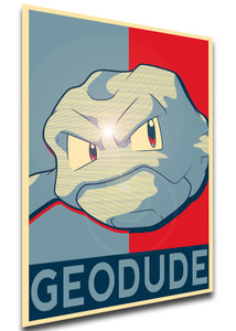 Poster - Propaganda - MA0386 - Pokemon - Geodude