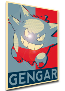 Poster - Propaganda - MA0390 - Pokemon - Gengar