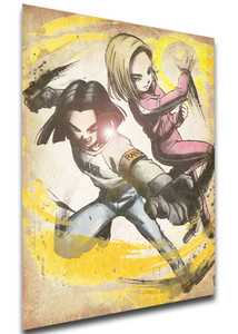 Poster Wanted - Dragon Ball - Android 17 & 18 Variant
