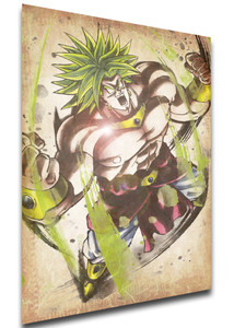 Poster Wanted - Dragon Ball - Broly SSL