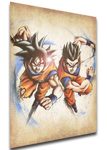Poster Wanted - Dragon Ball - Goku & Gohan Variant