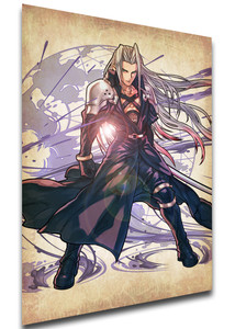 Poster Wanted - Final Fantasy VII - Sephiroth - LL1197