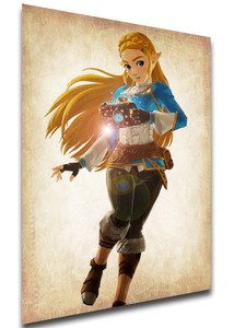 Poster Wanted - Hyrule Warriors Age of Calamity - Zelda - LL1525 Poster Wanted - Hyrule Warriors Age of Calamity - Zelda - LL1525
