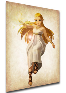 Poster Wanted - Hyrule Warriors Age of Calamity - Zelda Variant - LL1540 Poster Wanted - Hyrule Warriors Age of Calamity - Zelda Variant - LL1540