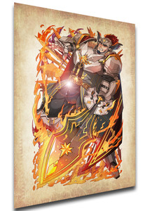 Poster Wanted - Live A Hero - Alphecca - LL2697