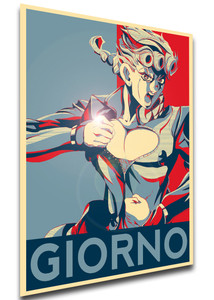 Poster - Propaganda - MA0412 - Jojo Bizzarre Adventures - Giorno Giovanna Poster - Propaganda - MA0412 - Jojo Bizzarre Adventures - Giorno Giovanna