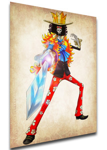 Poster Wanted - One Piece - Brook Variant - LL1729