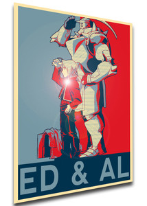 Poster - Propaganda - MA0416 - Fullmetal Alchemist - Ed & Al