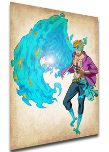 Poster Wanted - One Piece - Marco the Phoenix - LL1769