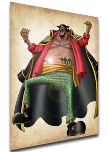 Poster Wanted - One Piece - Marshall D Teach - Blackbeard - LL1734 Poster Wanted - One Piece - Marshall D Teach - Blackbeard - LL1734