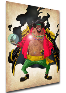 Poster Wanted - One Piece - Marshall D Teach - Blackbeard Variant - LL1735 Poster Wanted - One Piece - Marshall D Teach - Blackbeard Variant - LL1735